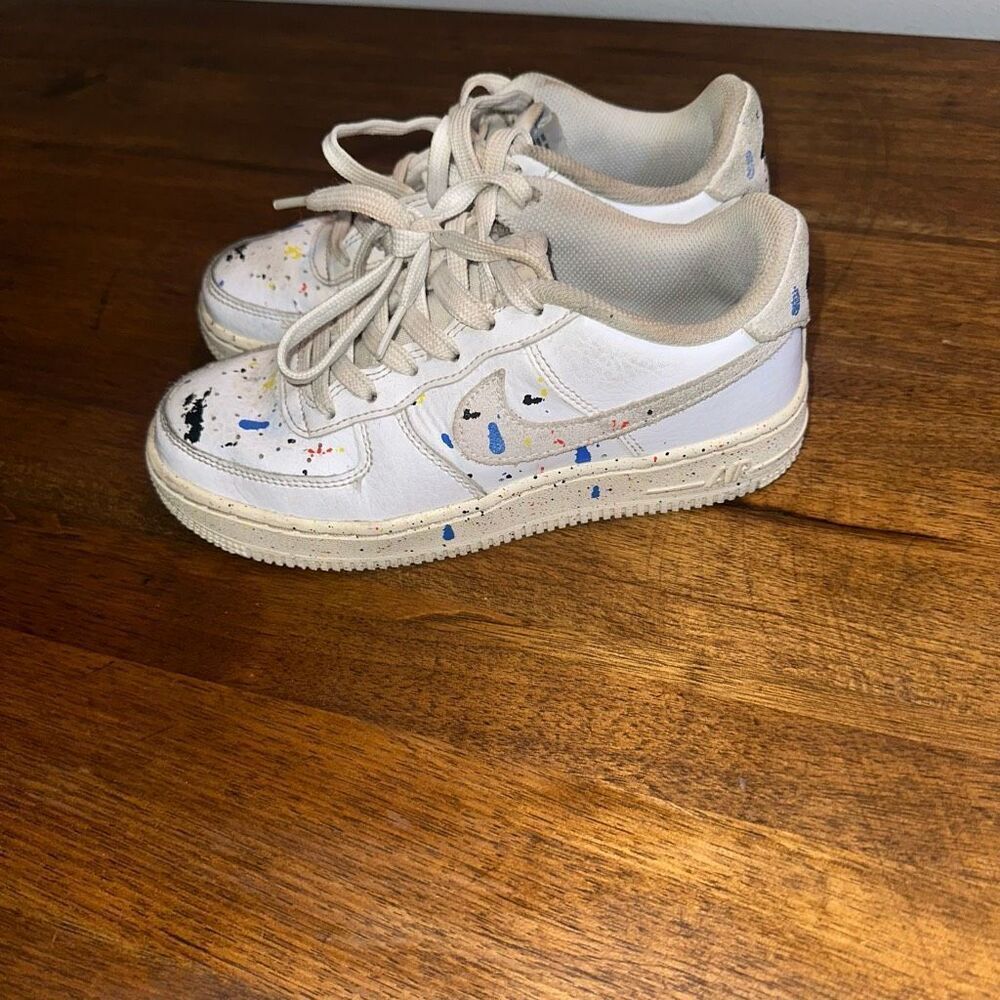 Nike Air‎ Force 1 Paint Splatter Sneakers